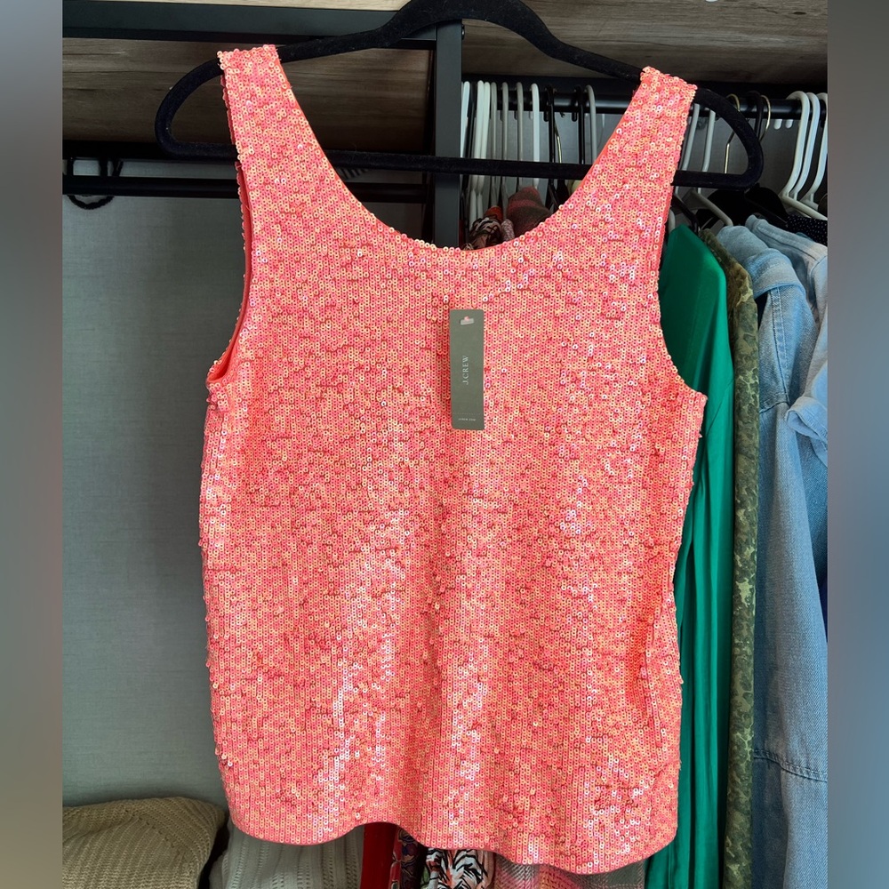 NWT J Crew Sequin Vest